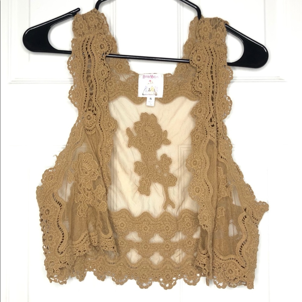 Lace vest